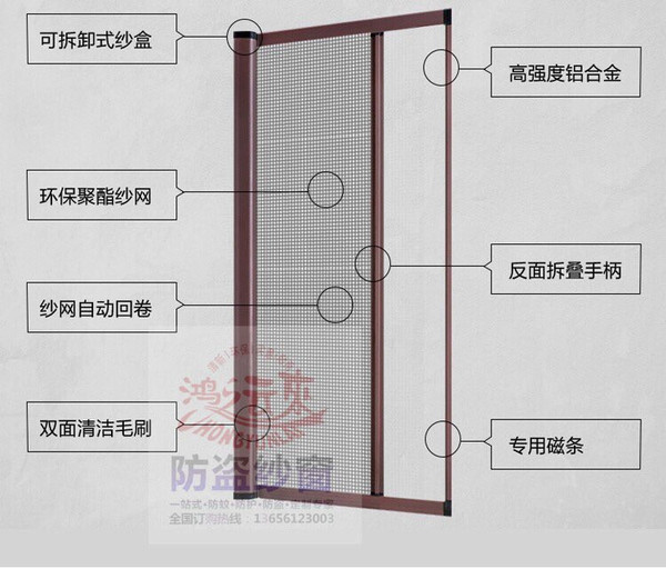 隐形纱窗结构，现代家居的细致关怀与实用美学体现